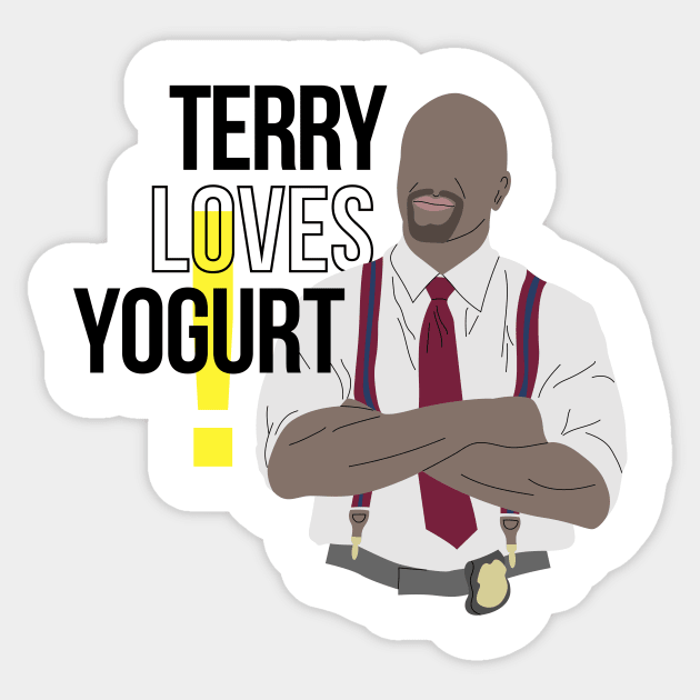 Brooklyn 99 Terry Jeffords Sticker by EllaPhanta